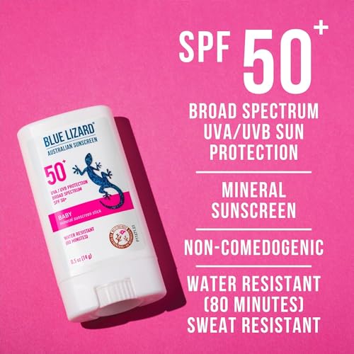 Image 3 of BLUE LIZARD Baby Mineral Sunscreen Stick SPF 50+ 0.5 Ounce Pack of 6