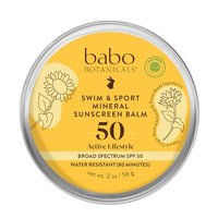 Thumbnail for Image 1 of Default Title for the product Babo Botanicals Swim & Sport Mineral Sunscreen Balm SPF50