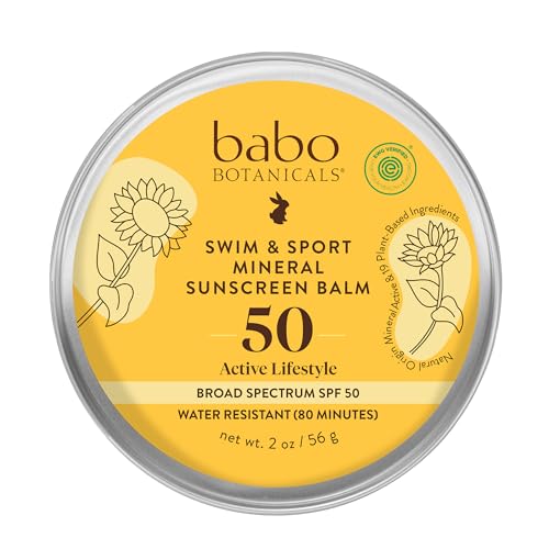 Image 1 of Default Title for the product Babo Botanicals Swim & Sport Mineral Sunscreen Balm SPF50