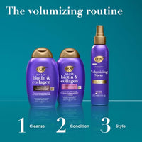 Thumbnail for Image 6 of OGX Thick & Full + Biotin & Collagen Volumizing Shampoo, 25.4 fl. oz