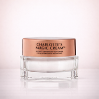 Thumbnail for Charlotte Tilbury Magic Cream with Hyaluronic Acid - Travel Size Hydrating Face Moisturizer for Dry Skin - Anti-Aging Cream with Vitamins C & E, Peptides to Smooth, Firm for Perfect Makeup Base (15ml)