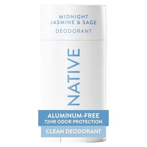 Image 1 of Default Title for the product Native Deodorant Contains Naturally Derived Ingredients, 72 Hour Odor Control, Deodorant for Women and Men, Aluminum Free, Midnight Jasmine & Sage 2.65oz