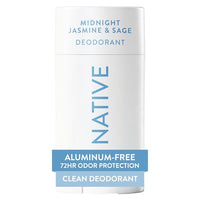 Thumbnail for Image 1 of Default Title for the product Native Deodorant Contains Naturally Derived Ingredients, 72 Hour Odor Control, Aluminum Free, Midnight Jasmine & Sage, 2.65 Ounce (Pack of 12)