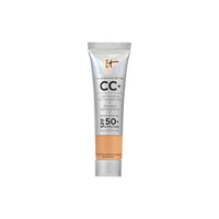 Thumbnail for Image 15 of 18W Tan Warm (tan with olive undertones) for the product IT Cosmetics Mini CC+ Cream with SPF 50+ Full Coverage Natural Foundation