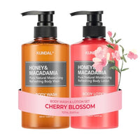 Thumbnail for Image 4 of D. Cherry Blossom for the product KUNDAL Soymilk Body Wash and Body Cream Set