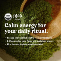 Thumbnail for Image 3 of Chamberlain Coffee Strawberry Ceremonial Grade Matcha Tin, 30 Servings