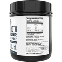 Thumbnail for Image 4 of Left Coast Performance Pure Bone Broth and Multi Collagen Powder for Joint, Hair, Skin, and Nails Support