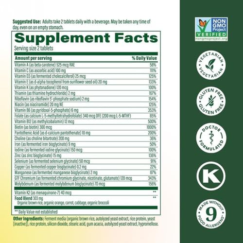 Image 4 of MegaFood Advanced Multivitamin for Women 40+ 120 Tablets