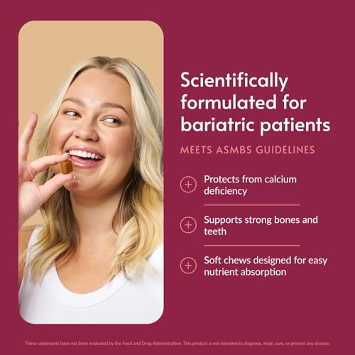 Image 2 of Bariatric Advantage Calcium Citrate Chewy Bites, Caramel, 60 Count