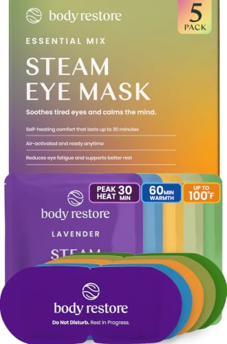 Image 5 of Variety 5 Pack for the product Body Restore Heated Eye Mask Warm Compress for Dry Eyes