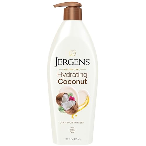 Image 2 of 16.8 Fl Oz (Pack of 1) for the product Jergens Hydrating Coconut Hand and Body Moisturizer