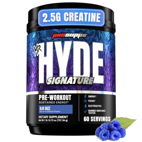 Image 1 of Default Title for the product ProSupps Mr. Hyde Signature V2 Pre Workout Powder with Creatine, Blue Razz