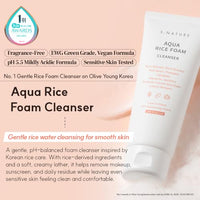 Thumbnail for Image 3 of S.NATURE AQUA RICE FOAM CLEANSER 160ml 5.4 Fl Oz