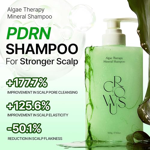 Image 2 of GROWUS Algae Therapy Seaweed Shampoo (16.9 Fl Oz) 500ml