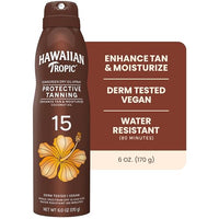 Thumbnail for Image 2 of Hawaiian Tropic Dry Tanning Oil Spray Sunscreen SPF 15, 6 Oz