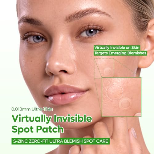 Image 2 of Dr.Melaxin S-ZINC ZERO-FIT Ultra Thin Blemish Spot Patch 12mm x 72 Patches (Pack of 2)