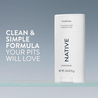 Thumbnail for Image 2 of Native Deodorant Contains Naturally Derived Ingredients, 72 Hour Odor Control, Aluminum Free, Charcoal 2.65oz