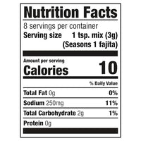 Thumbnail for Image 2 of Cholula Seasoning Mix, Original Fajita, Medium Heat, 0.87 oz Pack of 12