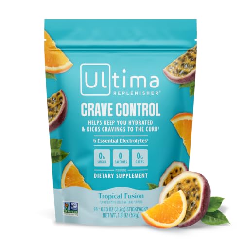 Image 1 of Default Title for the product Ultima Replenisher Crave Control Supplement, Tropical Fusion, 14 Stickpacks