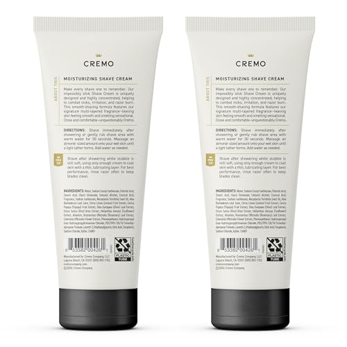 Image 3 of Cremo Shaving Cream for Men, Sandalwood, 6 Fl Oz (2 Pack)