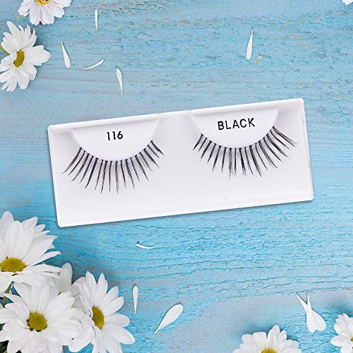 Image 3 of Ardell False Eyelashes 116 - Black, Lightweight, Soft, & Reusable Lashes for a Natural Look, 4 Pack