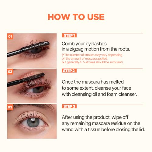 Image 6 of COSNORI Waterproof Mascara & Remover Set 02 Cozy Brown