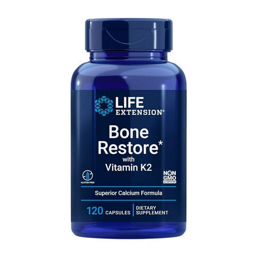 Life Extension Bone Restore with Vitamin K2 120 Caps