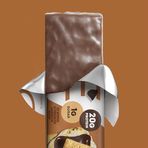 Image 4 of ONE S'mores Protein Bars, 20g Protein, Gluten Free Snacks, 72 Count (2.12 oz) (Pack of 6)