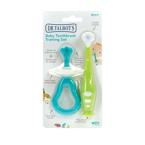 Image 2 of Dr. Talbot's Infant Toothbrush Training Set 2-Piece