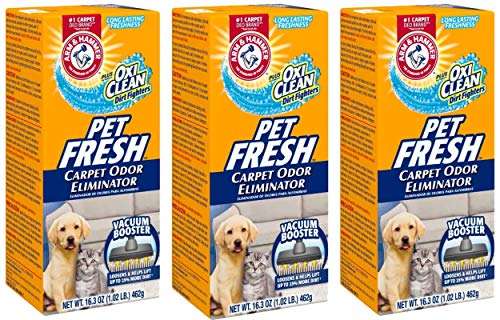 Image 1 of 16.3 Ounce (Pack of 3) for the product ARM & HAMMER Pet Fresh Carpet Odor Eliminator