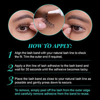 Thumbnail for Image 5 of Ardell Natural False Eyelashes Hotties - Black, Lightweight, Comfortable Strip Lashes, Reusable, 4 Pack