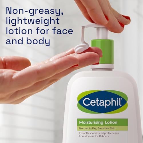 Image 7 of Cetaphil Moisturing Lotion, Dry to Normal Sensitive Skin, with Avocado Oil and Essential vitamins B5 & B3-20 fl oz, 2 Count