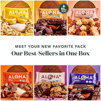 Thumbnail for Image 6 of ALOHA Organic Plant Based Protein Bars 6 Flavor Variety Pack 12 Count