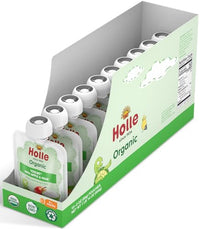 Thumbnail for Image 1 of Default Title for the product Holle Organic Apple Pear Baby Yogurt Pouches, 10 x 3 oz