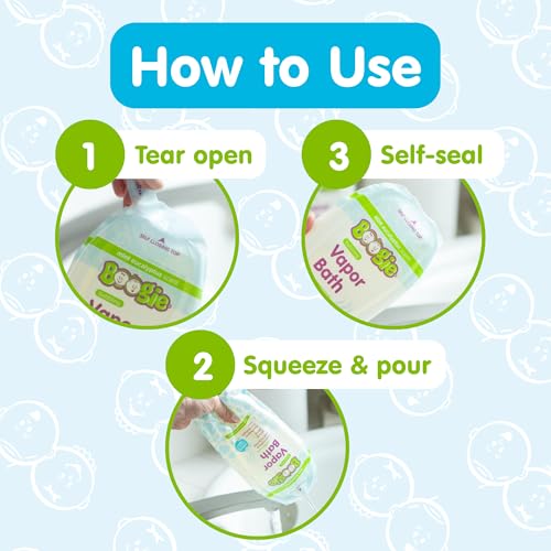 Image 6 of Boogie Kids Vapor Bubble Bath - Mint Eucalyptus - 16 oz
