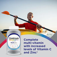 Thumbnail for Image 3 of Centrum Silver Men's 50+ Multivitamin with Vitamin D3, B-Vitamins, Zinc - 200 Tablets