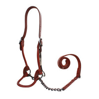 Thumbnail for 1st Class Leather Show Halter Medium Brown 1 Count by Sullivan Supply, Inc.