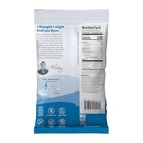 Image 2 of Quinn Gluten Free Sea Salt Pretzel Sticks - 5.6 Oz (Pack of 8)