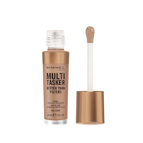 Image 1 of 003 Light / 1 Fl Oz (Pack of 1) for the product Rimmel Multi-Tasker Better Than Filters Face Primer Glow Booster and Highlighter