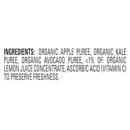 Image 3 of Happy Baby Clearly Crafted Stage 2 Apples Kale & Avocados 4oz Pouch (16)