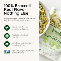 Thumbnail for Image 3 of Poshi Riced Broccoli 7oz, 6 Pack