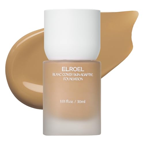 Image 17 of No.430 for the product ELROEL Blanc Cover Foundation - K Beauty Liquid Foundation Makeup