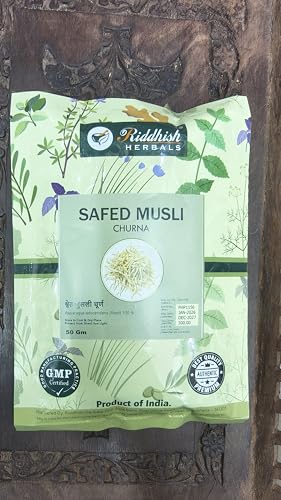 Image 2 of Riddhish HERBALS Safed Musli Powder 50g Pack of 1