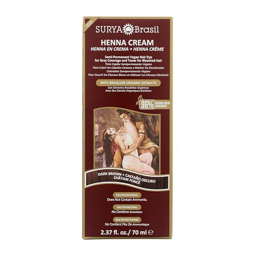 Image 1 of Default Title for the product Surya Brasil Henna Dark Brown Cream - 2.37 Ounce