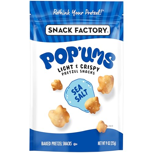 Image 7 of Snack Factory Pop'ums Sea Salt Pretzel Snacks, 9 Oz Bag (Pack of 3)