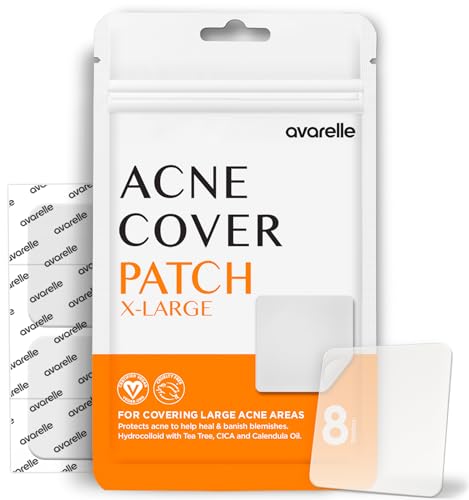 Image 4 of AVARELLE Pimple Patches Hydrocolloid Acne Patches (8 XL  Fit  80 CT)