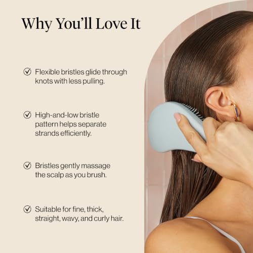 Image 7 of Kitsch Detangler Brush – Gentle Curly Hair Brush All Hair Types