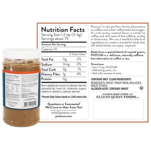 Image 2 of Postum Coffee Substitute Original (8oz)