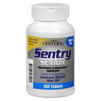 Thumbnail for 21st Century Sentry Senior Multivitamin & Multimineral Supplement Men's 50+ 100 Tabs