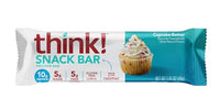 Thumbnail for Image 3 of thinkThin High Protein Snack Bar, Cupcake Batter, 10 Count